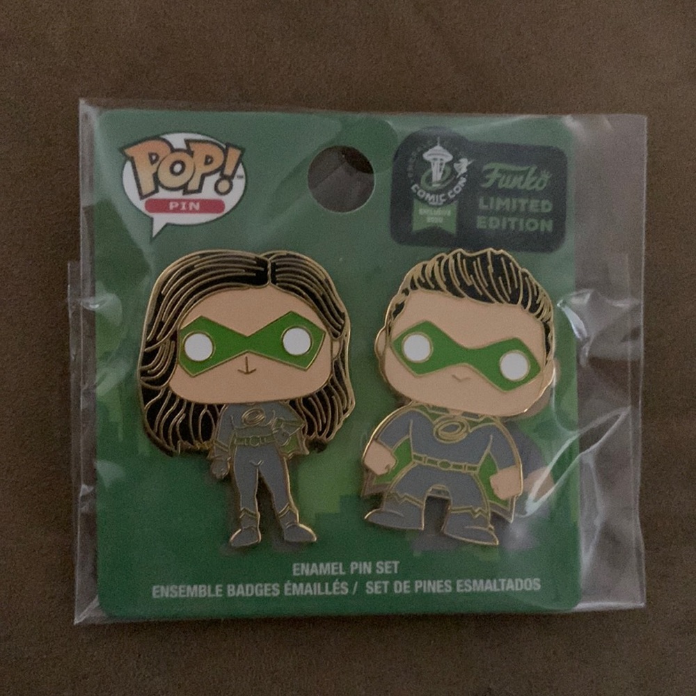 Funko Pop pin set. Comic con 2020.